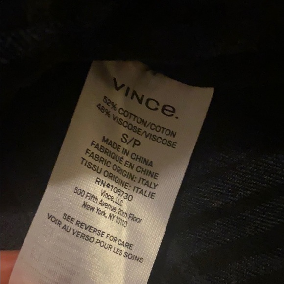 VINCE. Heathered Plaid Blouse - Picture 4 of 4